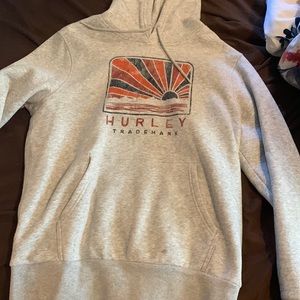 Hurley trademark hoodie, medium in grey